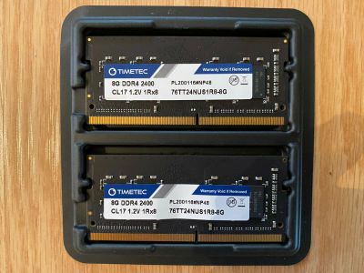Лот: 16849047. Фото: 1. Timetec16 GB (2x8GB) DDR4 PC4-19200... Оперативная память