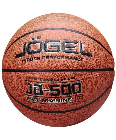Лот: 25085289. Фото: 1. Мяч баскетбольный Jogel JB-500... Мячи, ракетки, шайбы, клюшки