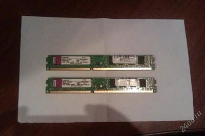 Лот: 1606765. Фото: 1. Память DDR3 2х2048MB PC10666 1333MHz... Оперативная память