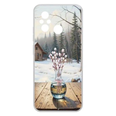 Лот: 25134735. Фото: 1. Чехол Krutoff Clear Case "Верба... Чехлы, бамперы