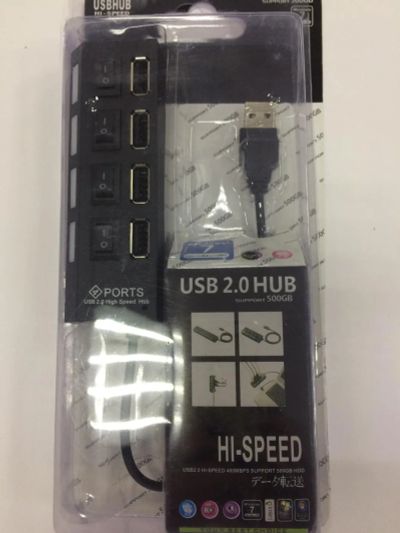 Лот: 10015037. Фото: 1. USB HUB Адаптер Переходник для... USB хабы
