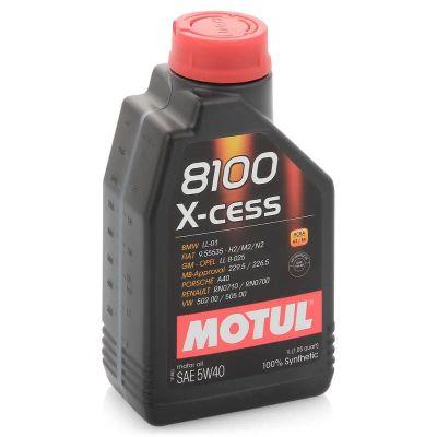 Лот: 6099821. Фото: 1. Масло MOTUL 8100 X-Cess 5w40 синтетика... Расходные материалы