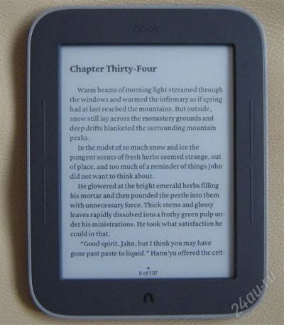 Лот: 1998461. Фото: 1. Nook Simple Touch with GlowLight... Электронные книги