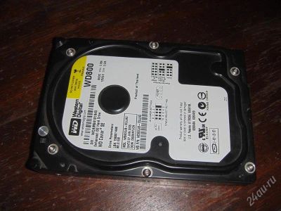Лот: 1777219. Фото: 1. HDD на 80gb WD. Жёсткие диски (HDD)