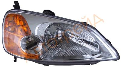 Лот: 6411524. Фото: 1. Фара Правая.Honda Civic 01-05... Оптика и освещение