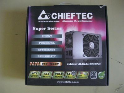 Лот: 6384868. Фото: 1. Chieftec CFT-1000G-DF Модульный. Корпуса, блоки питания