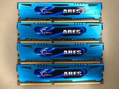 Лот: 17277140. Фото: 1. 32GB (4x8GB) G.Skill Ares Blue... Оперативная память