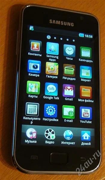 Лот: 1519038. Фото: 1. Samsung Galaxy S Wi-Fi 4.0 8GB... Плееры