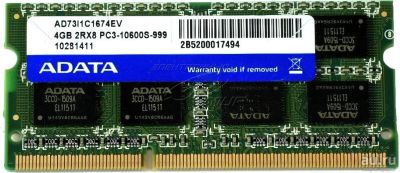 Лот: 10354757. Фото: 1. Оперативная память 4 gb для ноутбука. Оперативная память
