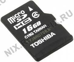 Лот: 7294960. Фото: 1. Карта памяти Toshiba microSDHC... Карты памяти