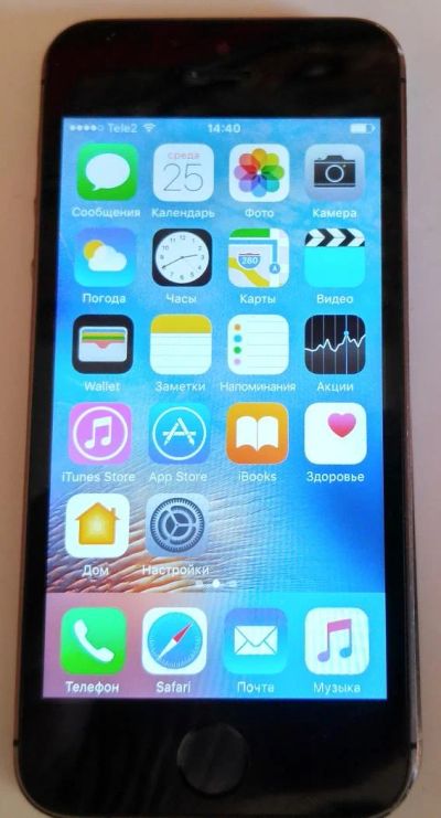 Лот: 8937100. Фото: 1. iphone 5s space gray 16gb Original... Смартфоны