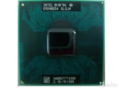 Лот: 5397575. Фото: 1. Intel Dual Core T4300 2.1/1/800... Процессоры