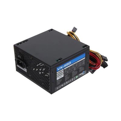 Лот: 24947268. Фото: 1. Блок питания 450Вт Aerocool VX-450... Корпуса, блоки питания