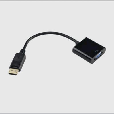 Лот: 18952133. Фото: 1. Переходник Displayport VGA. Шлейфы, кабели, переходники