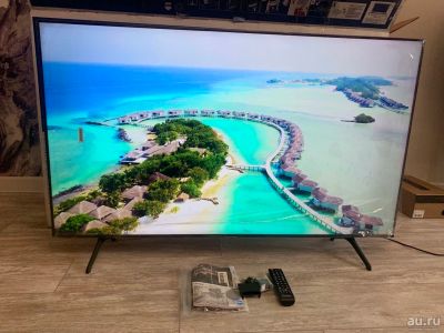 Лот: 18085540. Фото: 1. Новый 4к смарт телевизор Samsung... Телевизоры