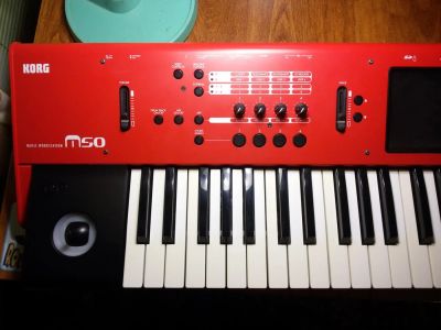 Лот: 7139536. Фото: 1. Korg M50 Red. Клавишные