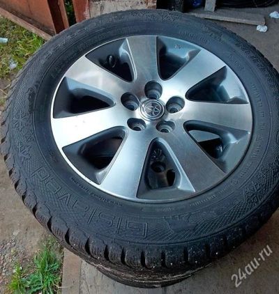 Лот: 1278044. Фото: 1. литые диски toyota premio / alion. Шины на дисках