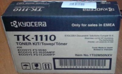Лот: 12157225. Фото: 1. Картридж Kyocera tk-1110 Оригинал... Картриджи, расходные материалы