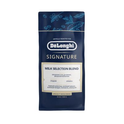 Лот: 24487575. Фото: 1. Кофе в зернах DeLonghi Milk, 1кг. Чай, кофе, какао
