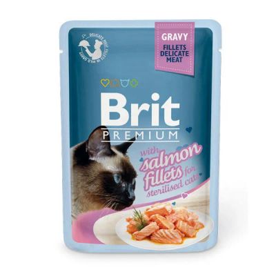 Лот: 15055865. Фото: 1. Brit (Брит) Лосось филе пауч корм... Корма