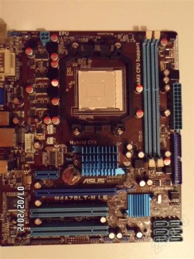 Лот: 1541879. Фото: 1. Материнская плата ASUS M4A78LT-M... Материнские платы