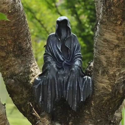 Лот: 25398306. Фото: 1. Фигурка Готическая статуя Жнец. Фигурки, статуэтки
