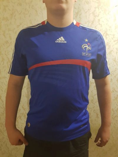 Лот: 12132036. Фото: 1. Спортивная футболка adidas (франция... Футболки, поло