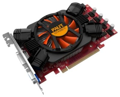 Лот: 6874248. Фото: 1. Palit GeForce GTX 550 Ti 1000Mhz... Видеокарты