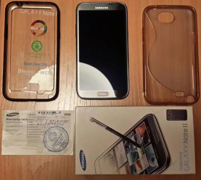 Лот: 3258469. Фото: 1. Samsung Galaxy Note 2 n7100 Titanium... Смартфоны
