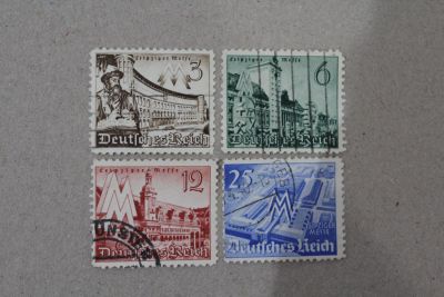 Лот: 24679936. Фото: 1. Германия 1940 года. 3 Рейх. Лейпцигская... Марки
