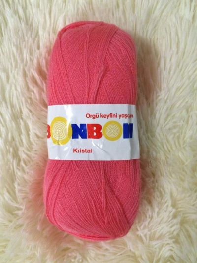 Лот: 11022517. Фото: 1. Пряжа NAKO (Турция) BonBon Kristal... Ткани, нитки, пряжа