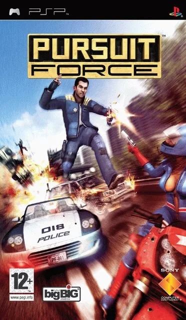 Лот: 14070888. Фото: 1. Pursuit Force [PSP, английская... Игры для консолей