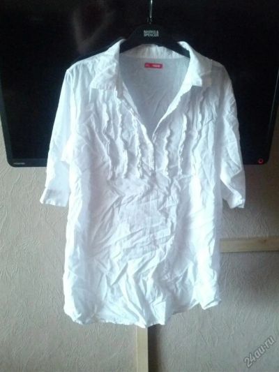 Лот: 5897532. Фото: 1. Блуза-туника офисная 48-50. Блузы, рубашки, водолазки