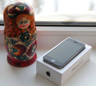 Лот: 8582232. Фото: 1. APPLE iPhone 5S 16GB Space Gray... Смартфоны