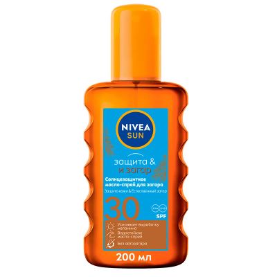 Лот: 25315874. Фото: 1. Nivea Защита и загар Масло-спрей... Лекарства