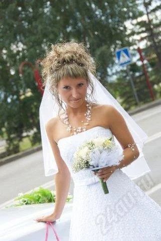 Лот: 530860. Фото: 1. Платье свадебное + фата. Другое (свадебная мода)