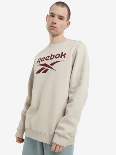 Лот: 22449106. Фото: 1. Свитшот мужской Reebok, Бежевый. Другое (спортивная одежда)