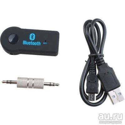 Лот: 11183495. Фото: 1. Инфо Bluetooth AUX адаптер для... Аксессуары для автозвука