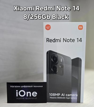 Лот: 25010817. Фото: 1. Xiaomi Redmi Note 14 8/256Gb Black... Смартфоны