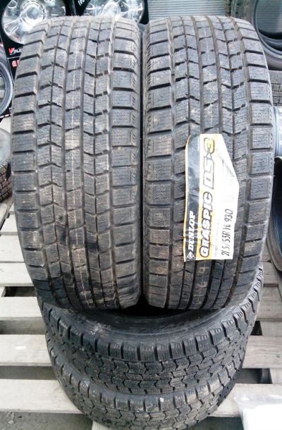 Лот: 3342589. Фото: 1. Шины Danlop DS-3 215/55R16 комплект... Шины
