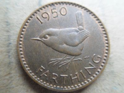 Лот: 6890366. Фото: 1. Великобритания фартинг 1950. Великобритания и острова