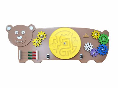 Лот: 13041601. Фото: 1. Бизиборд «Мишка» 88х32. Развивающие