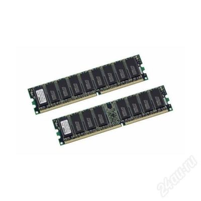 Лот: 411243. Фото: 1. DDR 512MB PC3200 NCP 2шт. Оперативная память