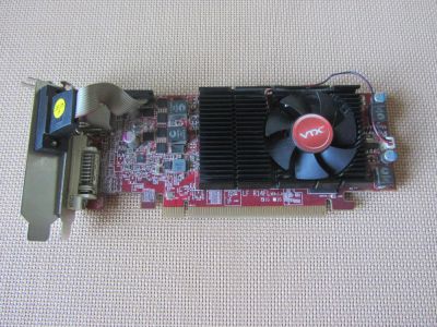 Лот: 8176544. Фото: 1. Видеокарта VTX Radeon HD7750 1GB... Видеокарты