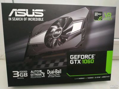 Лот: 13642891. Фото: 1. Asus Geforce GTX 1060 3gb. Видеокарты