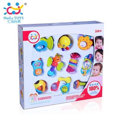 Лот: 8803104. Фото: 1. Набор погремушек Huile Toys,+3м. Развивающие