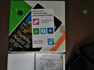 Лот: 10336130. Фото: 1. Nokia lumia 730 ds. Смартфоны