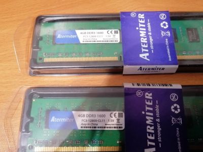 Лот: 16760559. Фото: 1. Оперативная память DDR3 4gbx2. Оперативная память