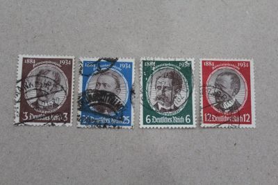 Лот: 24679961. Фото: 1. Германия 1934 года. 3 Рейх. Немецкие... Марки