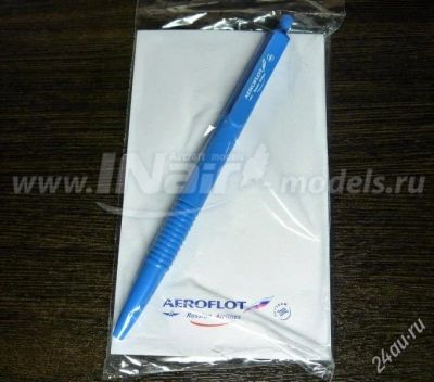 Лот: 1951135. Фото: 1. Блокнот с ручкой Аэрофлот 1. Ручки, карандаши, маркеры